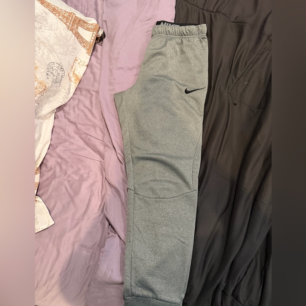Nike Grey Athletic Jogger Bottoms